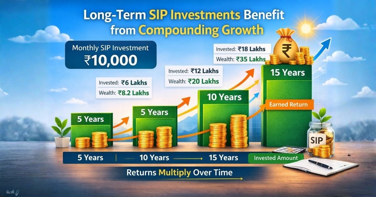 SIP compounding effect over long-term investment