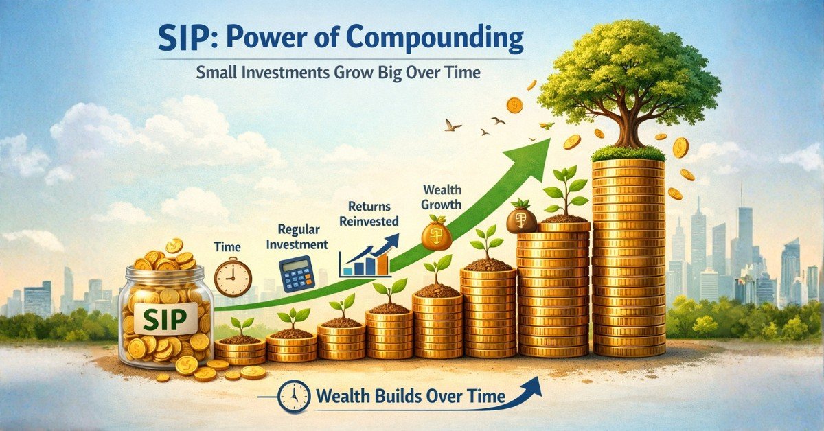 SIP investment growth chart in mutual funds