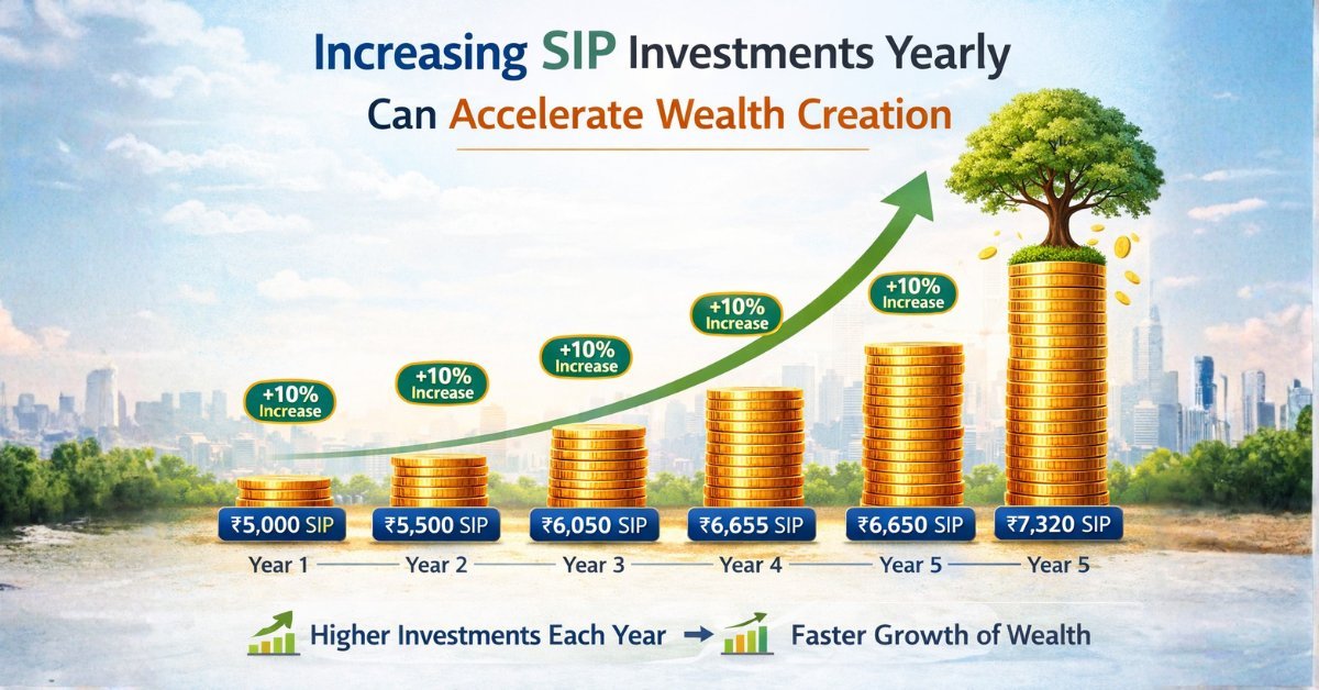 step up SIP example growth chart